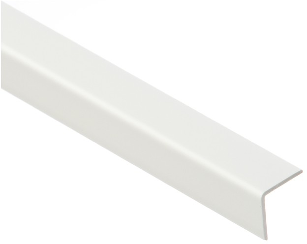 Cezar Kątownik  10 x 10 x 2000 mm PCV biały