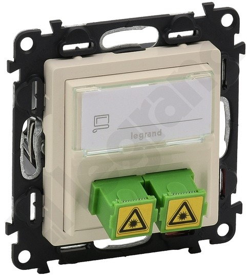 Legrand Valena Life Gniazdo światłowodowe SC / APC Kremowy - 753230