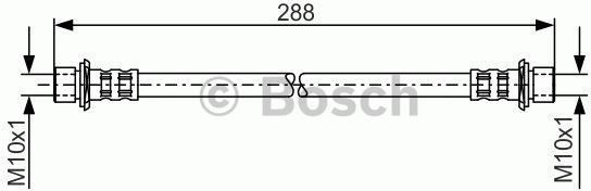 Bosch Przewód hamulcowy elastyczny 1 987 481 129
