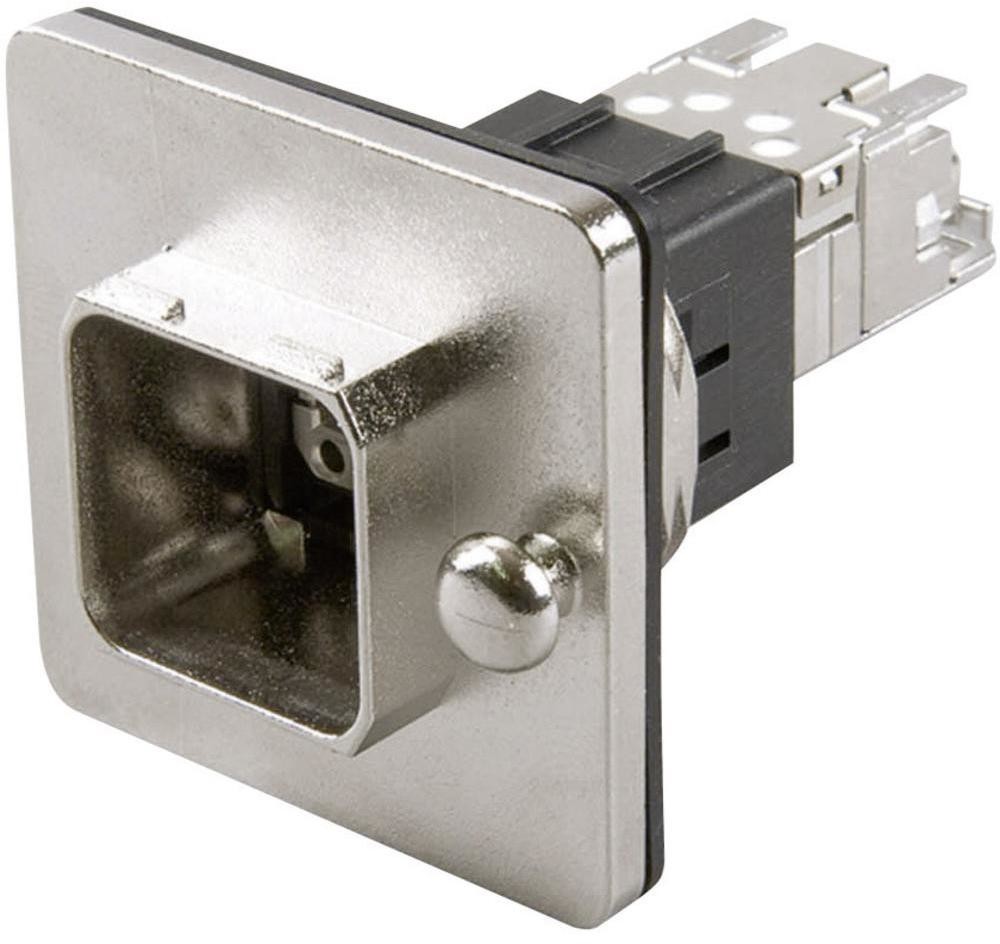Telegaertner Złącze RJ J80020A0013 Złącze żeńskie chassis do wbudowania metal Zawartość 1 szt