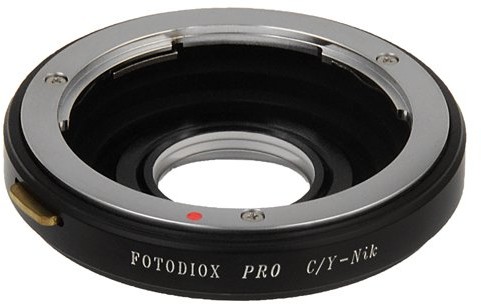 Fotodiox Pro Lens Mount Adapter, Contax/Yashica (C/Y) Lens to Nikon Camera AS Nikon D1 wyszukiwania, D1H, D1 X, D2H cy-nikon