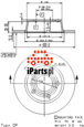 BREMBO Tarcza hamulcowa 08.9751.11