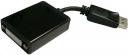 PremiumCord Kabel Adapter DisplayPort - DVI Gniazdo, 15 cm, Czarny kportad04