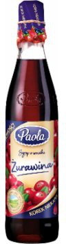 Paola SYROP DOMOWY ŻURAWINA 430ML 0,43 L