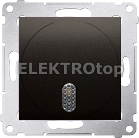 Kontakt Simon DDS1.01/46 Dzwonek elektroniczny; brąz mat (met.)