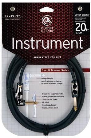 Planet Waves PW-AGRA-20 - Przewód instrumentalny, przełącznik, 6m