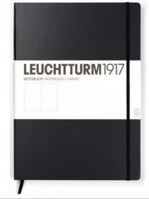 Leuchtturm1917 Notatnik Agenda Medium A5 czarny kropki 329398