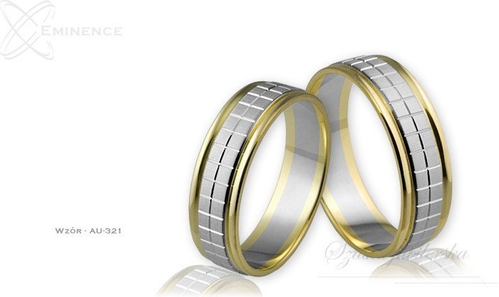 Eminence Obrączki ślubne - wzór Au-321
