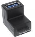InLine Adapter USB Typ A żeński - Micro-B męski kątowy 35300Q