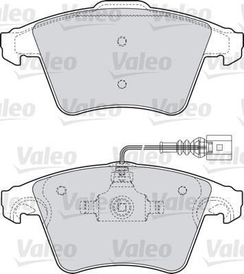 VALEO klocki hamulcowe z nrs 598652 598652