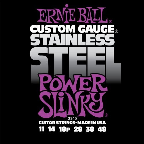 Ernie Ball Stainless Steel Electric Guitar Strings 2245
