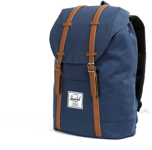 Herschel szkolny/ miejski z miejscem na laptopa Navy Retreat granatowy