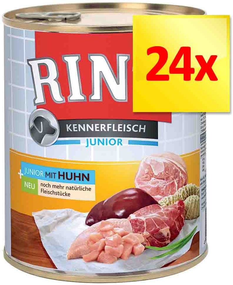 Rinti Pur Junior 6 X 800 G - Kurczak