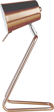 Leitmotiv Lampka biurkowa Z copper satin by LM1128