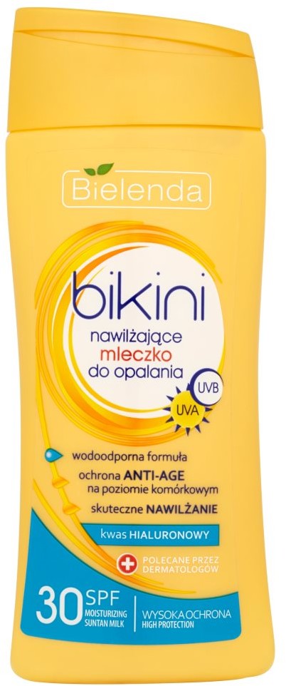 Bielenda Bikini Nawilżające mleczko do opalania SPF30 200ml