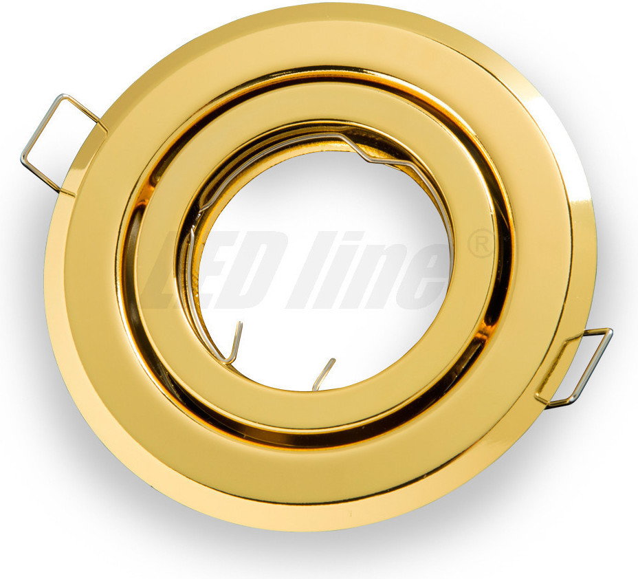 LED line Oprawa okrągła ruchoma, tłoczona - złoto 242755
