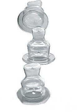 NIP Silikonowy smoczek do butelki z zaworem rozm. 1 (mleko) 33006