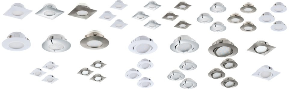 Eglo Zestaw 3 oczek wpuszczanych LED 6W IP44 3pł PINEDA 95822