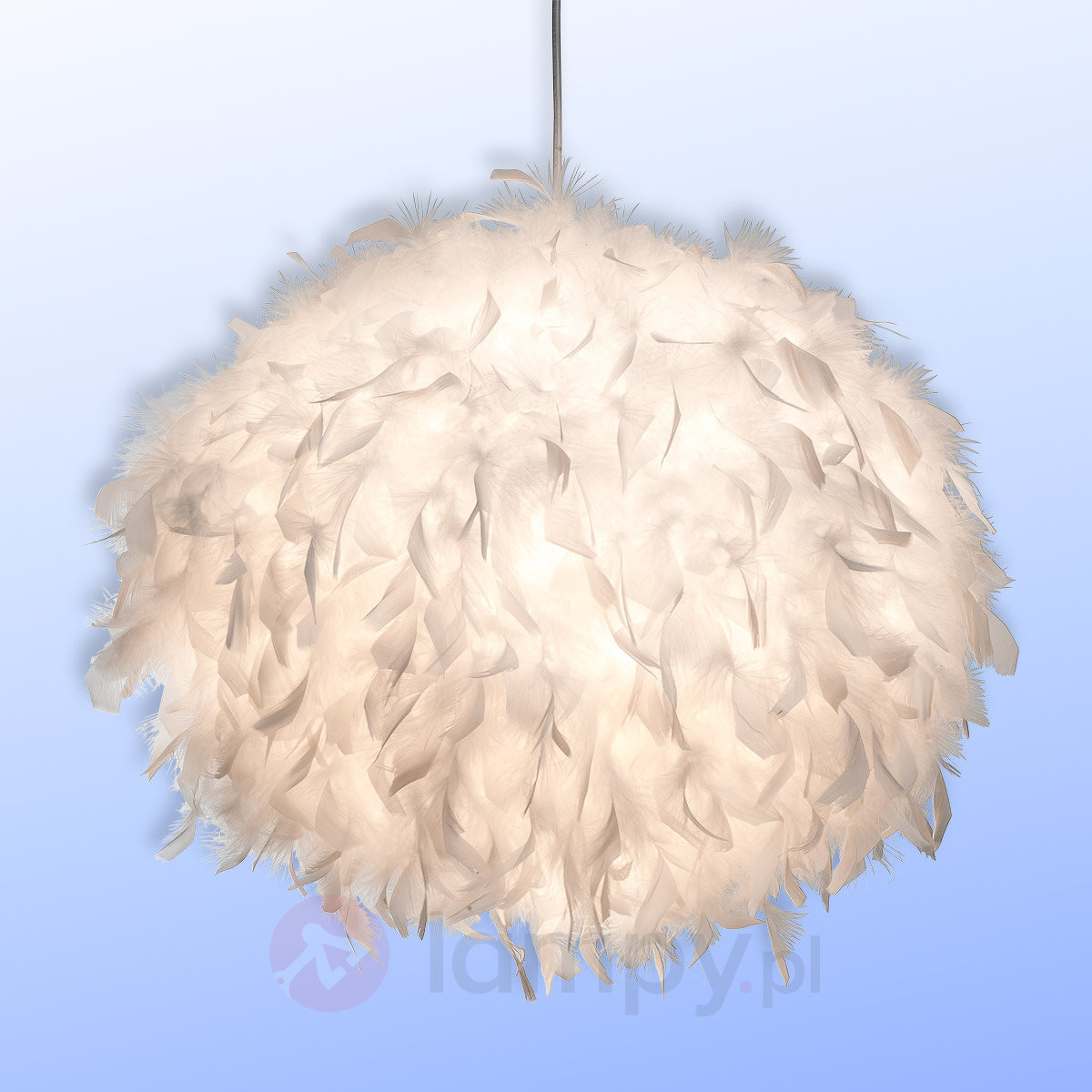 Nino Leuchten Pierzasta lampa wisząca DUCKY, 30 cm (30110107)