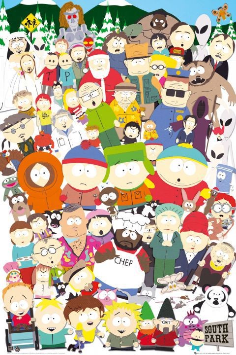 GBeye South Park (cast) - plakat FP2435