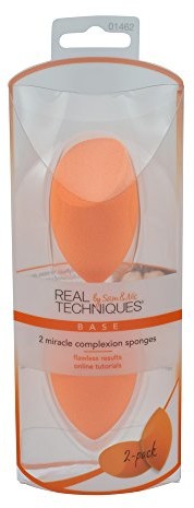 Real Techniques 1462 Miracle COMPLEXION Make-Up gąbką, 1er Pack (1 X 2 sztuki) PP1462