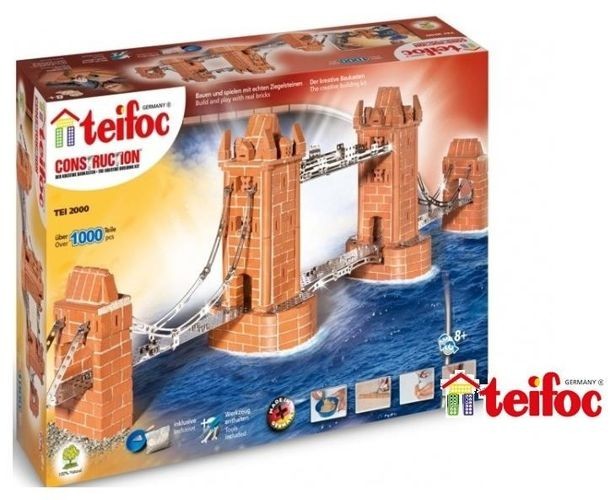 Teifoc Budowle z cegiełek - Most Tower Bridge OKAZJA 2000
