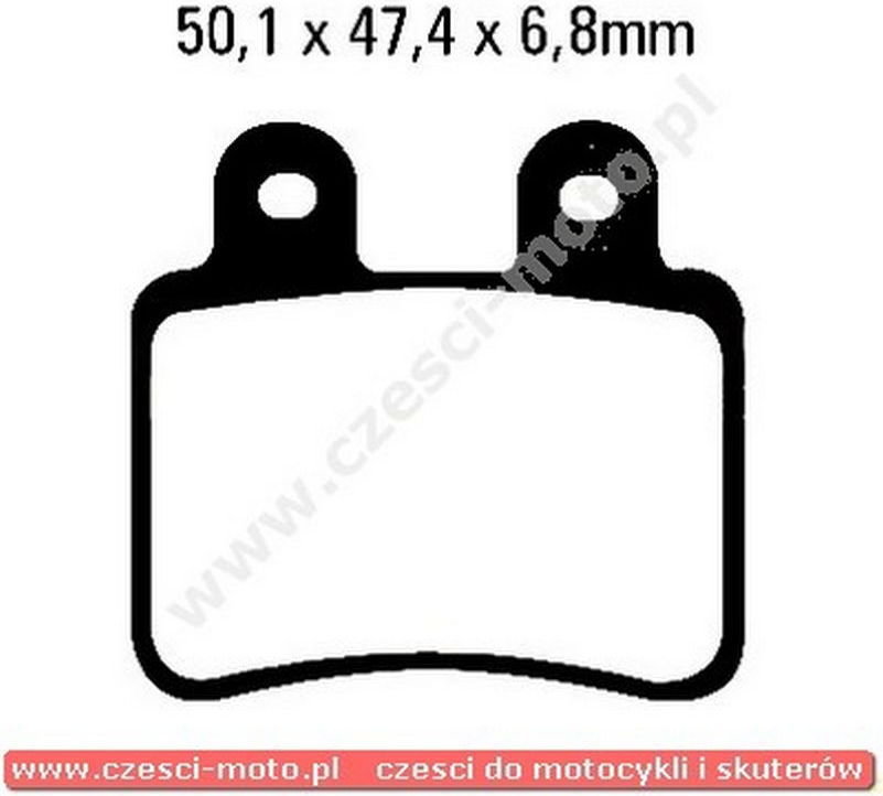 EBC Klocki hamulcowe FA350