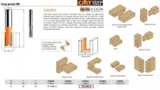 CMT FREZ PROSTY KRÓTKI HM D=50 I=20 L=50 S=8 CMT911.250.11