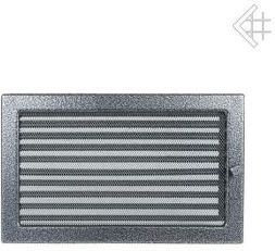 Kratki.pl Kratka kominkowa malowana czarno-srebrna 22x30 z żaluzją 6674-898A9_20