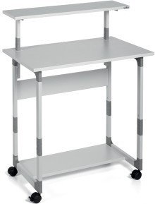 Durable Stolik do komputera SYSTEM COMPUTER TROLLEY 80 VH szary