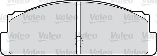 VALEO klocki hamulcowe 598088 598088