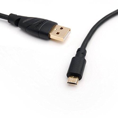 KabelDirekt Kable bezpośrednie 0,5 m kabel micro-USB 2.0, czarny 1 M 412