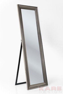 Kare Design Frame Silver Lustro Stojące Srebrne 180 cm x 55 cm - 79744