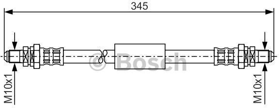 Bosch Przewód hamulcowy elastyczny 1 987 481 097