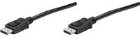Manhattan DisplayPort Cable (wtyczka DisplayPort na wtyk DisplayPort) Ekranowane 2 m czarna 766623307116