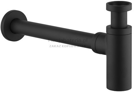 Vedo Grupa syfon umywalkowy okrągły czarny VSY1010CZ