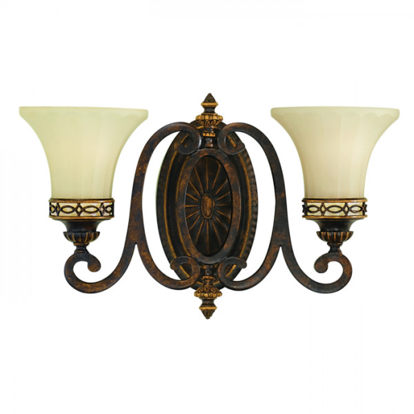 Elstead Lighting Kinkiet LAMPA ścienna DRAWING ROOM FE/DRAWINGRM2/B HINKLEY klasyczna OPRAWA patyna kremowy
