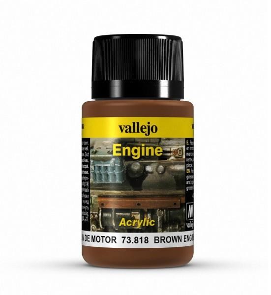 Vallejo Engine Effects - Brown Engine Soot / 40ml 73818