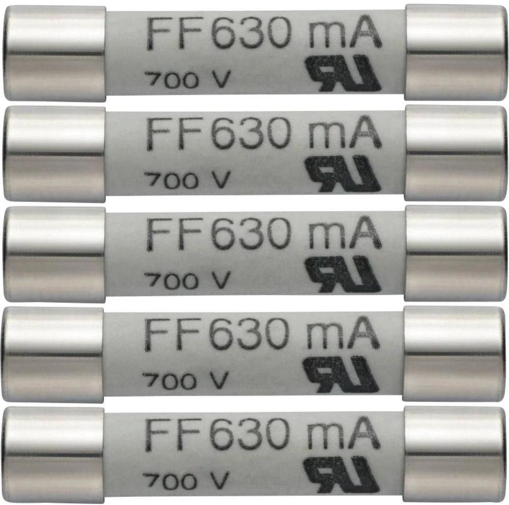 testo Zestaw 5 szt bezpieczników zapasowych 630mA/600V testo 0590 0007