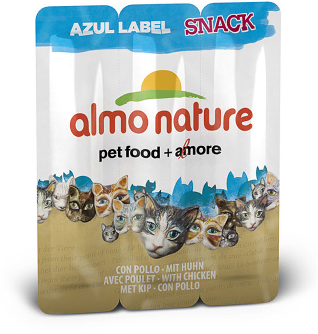 Almo Nature Azul Label Snack kurczak 3x5g