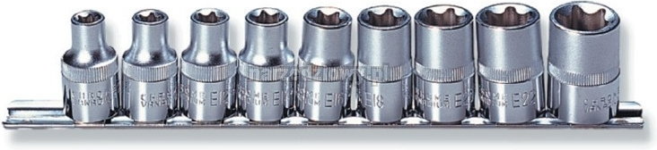 Jonnesway (R) Zestaw 9 zestaw nasadek torx-E 1/2 S06H49S