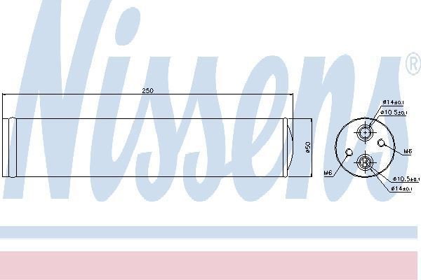 NISSENS Osuszacz, klimatyzacja 95241