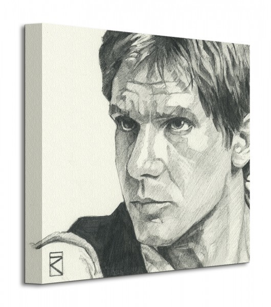 Art group Digital Star Wars Han Solo Sketch - Obraz na płótnie WDC91214