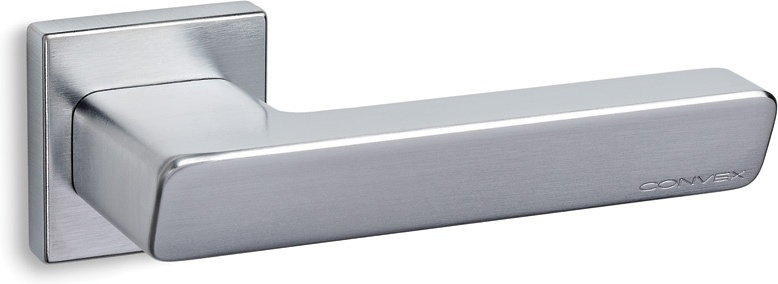 Convex Klamka 2145 NA ROZECIE KWADRATOWEJ SATYNA CHROM 2145ROS24S24