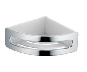 Keuco ELEGANCE półka narożna wypełnienie białe 11657010000