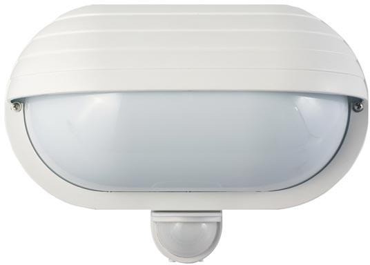 Orno f&f Oprawa SAMUM, biała, E27, plastik mleczny, ruchu OR-OP-304WE27ZMR