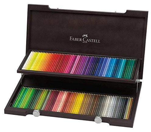 Faber-Castell 110013 Polychromos drewniany kufer z 120 kredkami FC110013