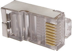 Abcvision WTYK MODULARNY EKRANOWANY RJ45/EKRAN*P10