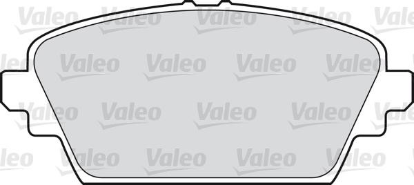 VALEO klocki hamulcowe z nu-lock 598451 598451