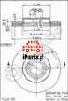 BREMBO Tarcza hamulcowa 09.5343.10